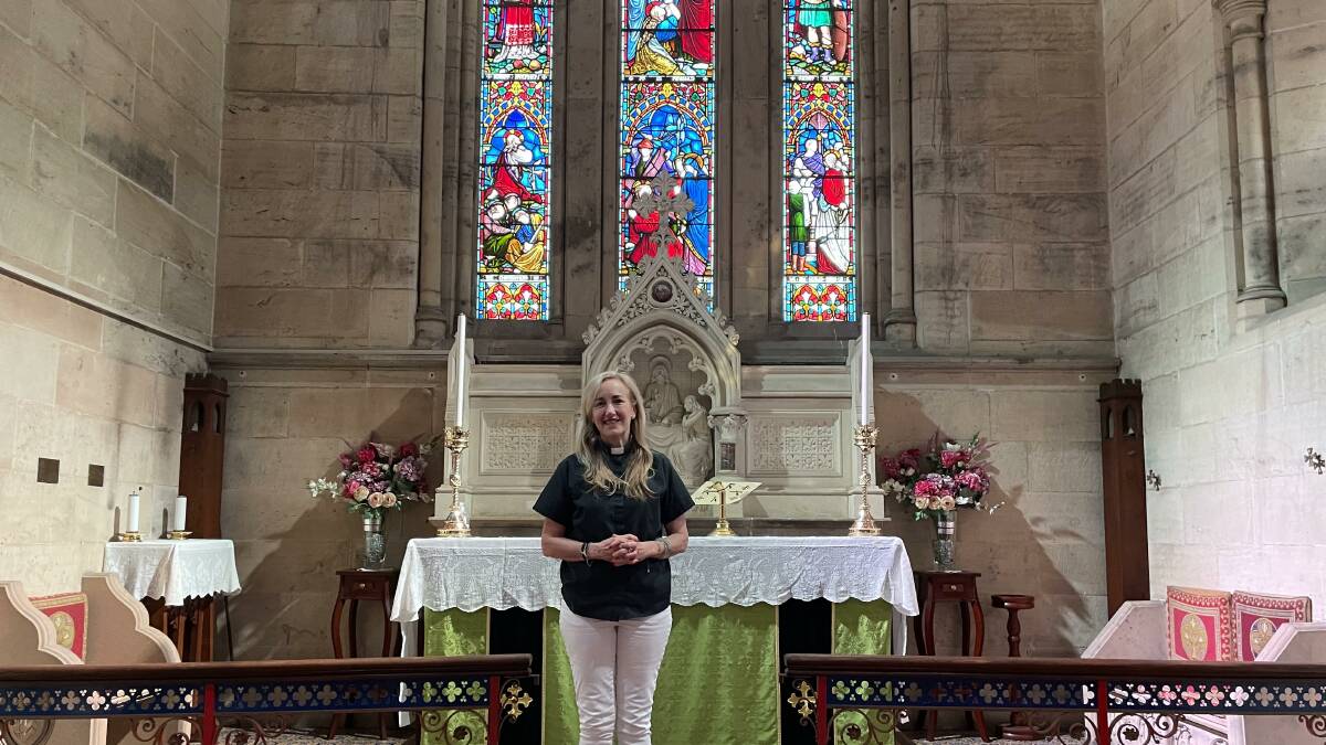 ST ALBANS: Reverend Angela Peverell inside Muswellbrook's St Alban's Church, one of three Anglican parishes she is responsible for.