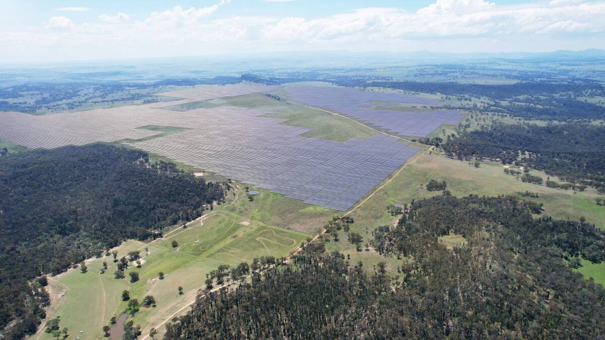 SOLAR: Maoneng has announced details of a proposed $1.6 billion solar hub near Merriwa. Picture: Supplied