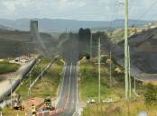 MOUNT PLEASANT: Picture shows Mount Pleasant mine on the left, Bengalla mine on the right. Bengalla Rd, Muswellbrook. Picture: Jonathan Carroll ACM/Newcastle Herald
