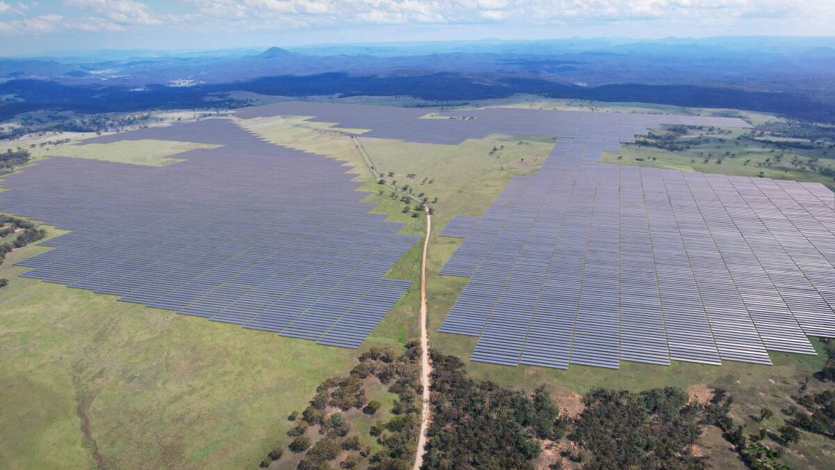 RENEWABLES: The proposed Merriwa Energy Hub would cover 780 hectares and utilise 1.3 million photovoltaic solar panels. Picture: Supplied