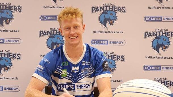 PANTHERS: Lachlan Walmsley has signed for the Halifax Panthers for the 2022 Betfred Championship season. Photo: Yorkshire Post
