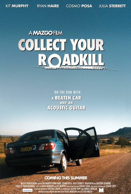 MOVIE: The poster for 'Collect Your Roadkill' filmed across the Upper Hunter. Picture Mazgo Productions