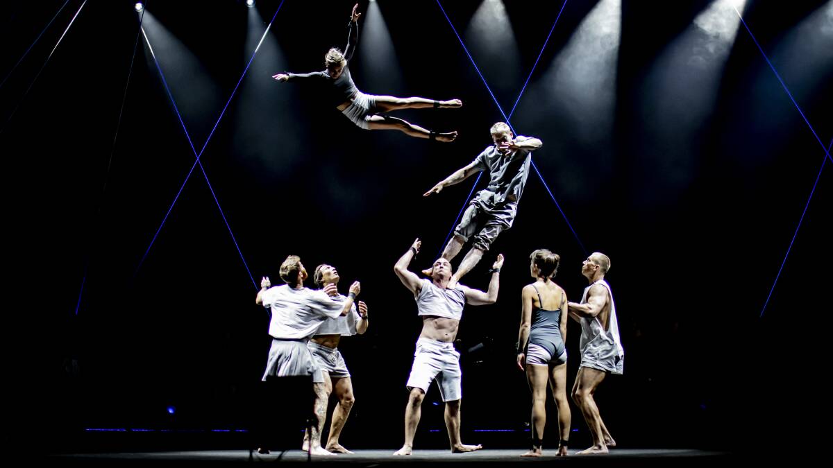 PULSE: Performers tumble, flip and fly in the gravity-defying production The Pulse. Picture: Supplied