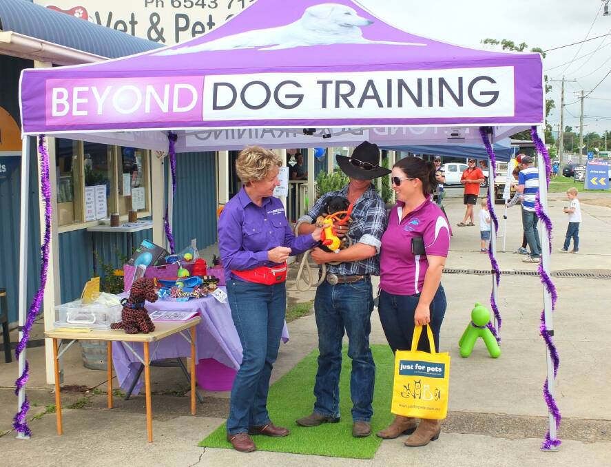 RURAL WOMEN: Professional dog trainer Erin Williams (left) also operates a companion dog training business. Picture: Beyond Dog Training