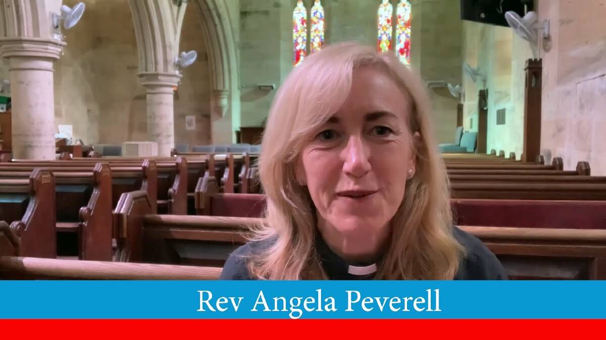 YOUTUBE: Reverend Angela Peverell conduct many church services via social media due to COVID-19. Photo: Christ Church Cathedral Newcastle YouTube