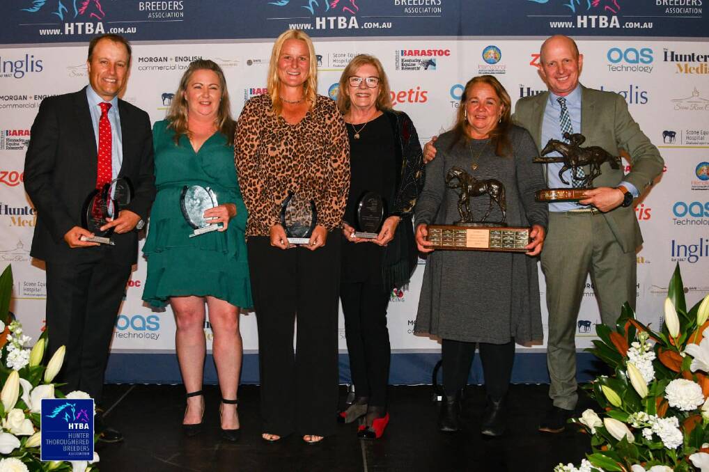 The award winners from the 2022 Hunter Thoroughbred Breeders' Association Awards held at the Scone Race Club on Wednesday, May 11. 