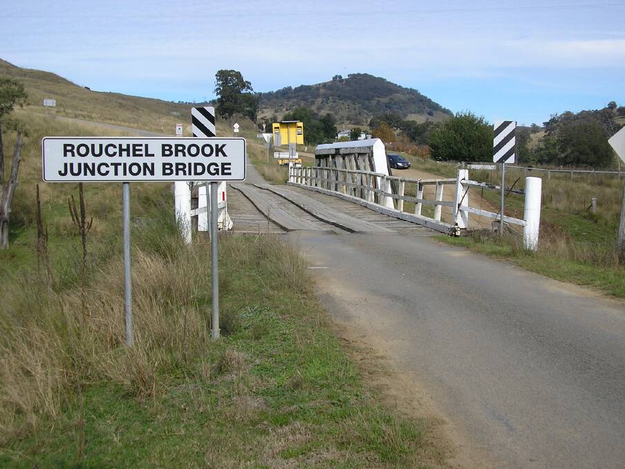 ROUCHEL: The Junction Bridge over Rouchel Brook in the Upper Hunter. Picture: Supplied
