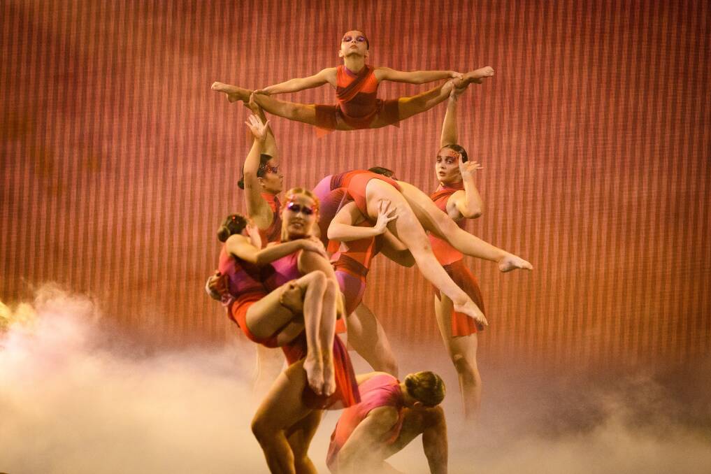 Acromazing performers during their winning Grand Final performance. Picture supplied.