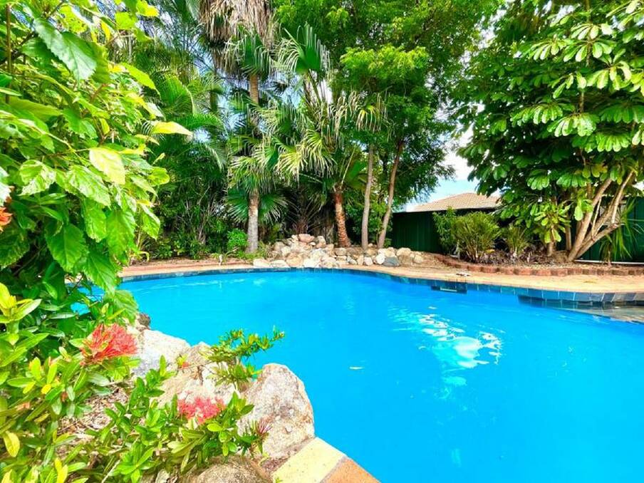 The home features a large pool in the backyard which is perfect to cool off in during the warmer months. Picture supplied