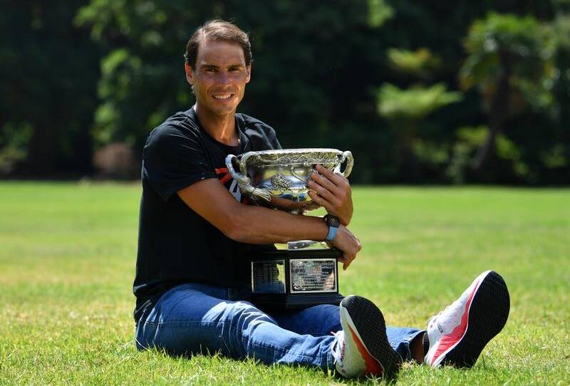 One of the game's biggest names, Rafael Nadal is back in Australia to defend his 2022 title. Picture by Joel Carrett/AAP PHOTOS
