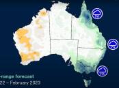 While Australia's eastern states will see high than normal rainfall this summer, large parts of WA will see drier than average conditions. Picture by Bureau of Meteorology