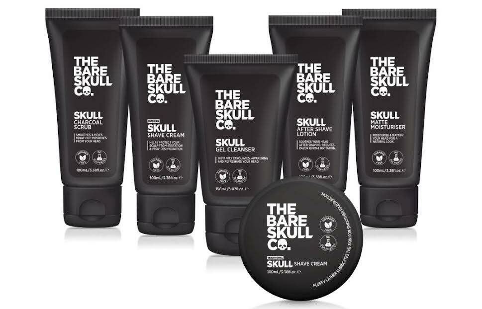 The Bare Skull Company have launched a total of six products tailored to men's grooming needs. Picture supplied