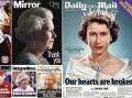 The front pages of various UK newspapers 9 September 2022.