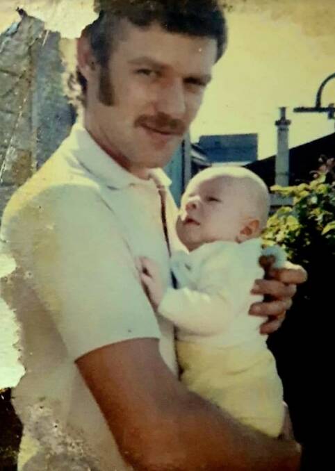 Missing father Allan Thomas Harvey with son Adam Bennet - dates unknown. Pictures supplied. 