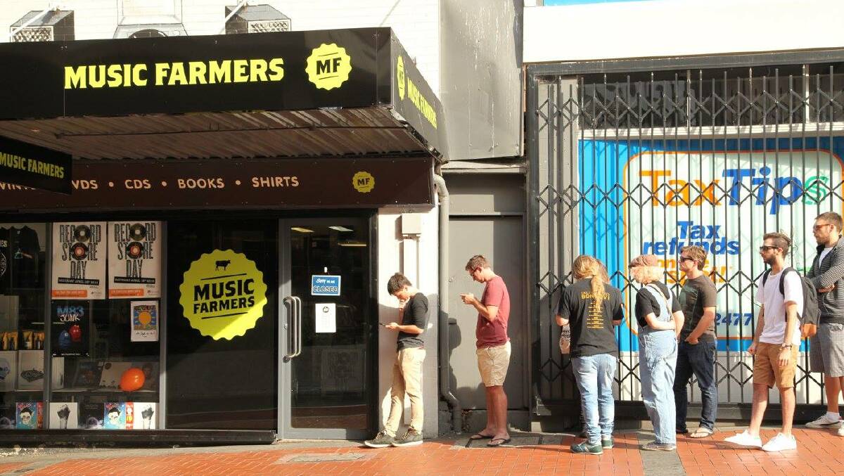 Music Farmers record store in Woolongong. Picture supplied by Jeb Taylor