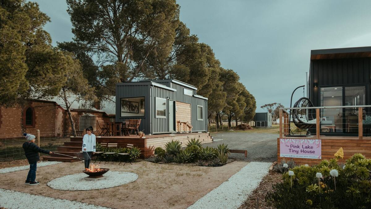Pink Lake Tiny House.