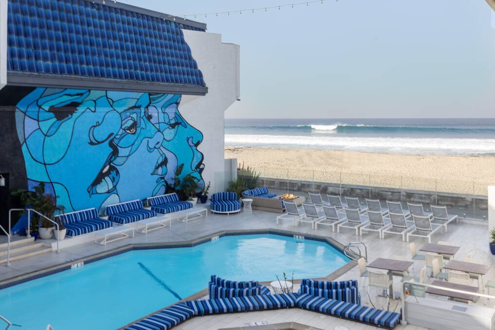 The swimming pool at the Wayfarer motel. Picture: San Diego Tourism Authority The swimming pool at the Wayfarer motel. Picture: San Diego Tourism Authority