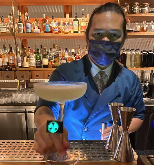 A cocktail at Origin Bar. Picture: Kate Cox