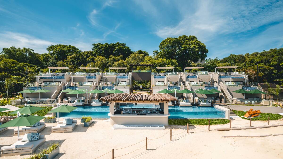 +Twelve beach club at The Palawan.