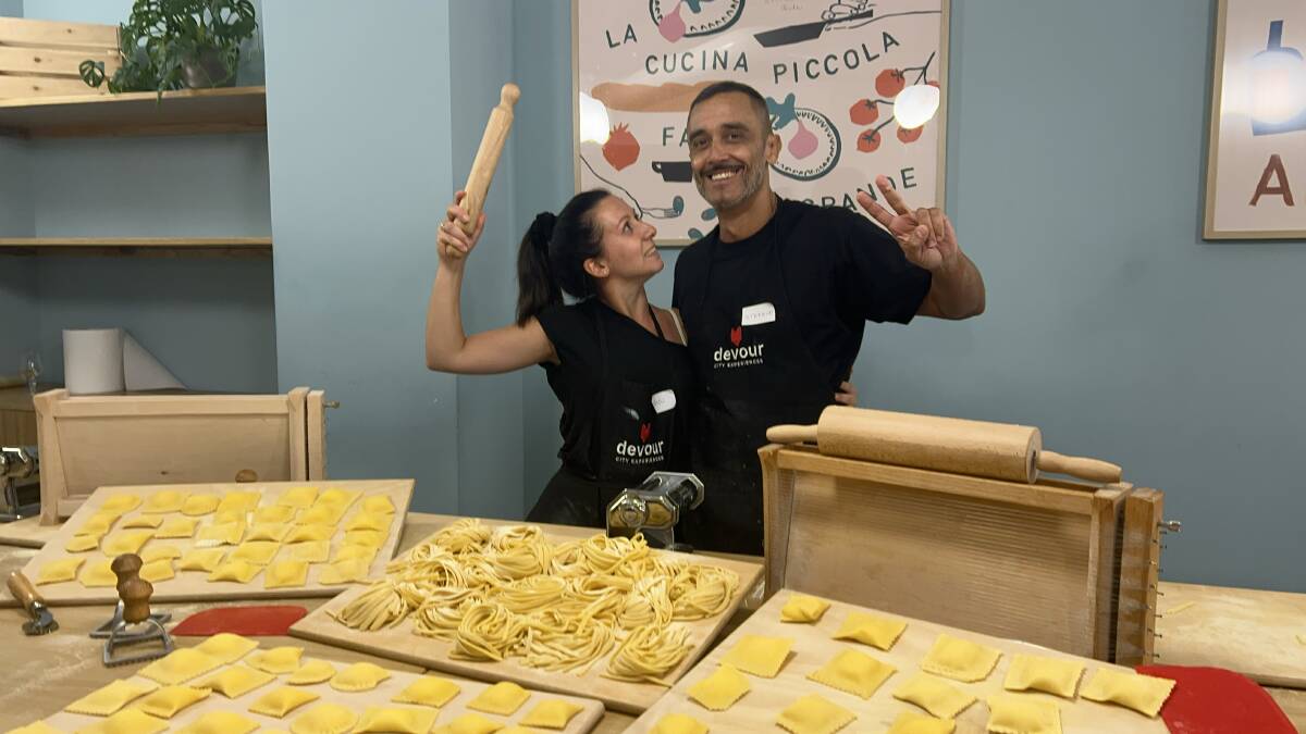 Mastering the art of making fresh pasta in the heart of Italy