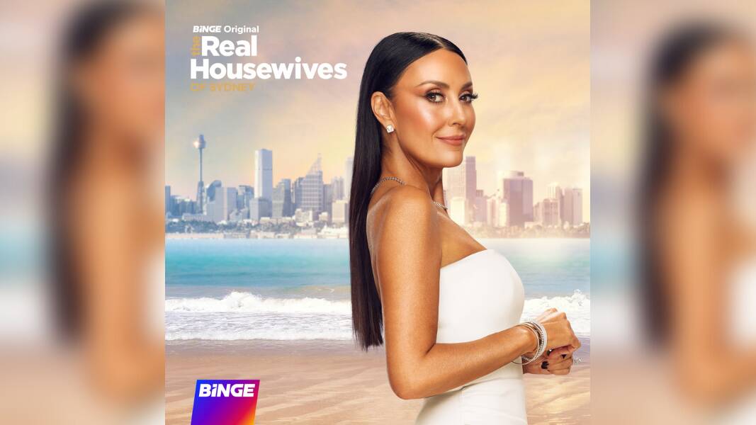 Terry Biviano on The Real Housewives of Sydney 2023. Picture via Binge