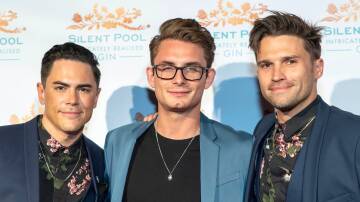Tom Sandoval, James Kennedy, Tom Schwartz attend Silent Pool Gin Official LA Launch Party at Tom Tom Bar, Los Angeles, California on September 18th, 2018. Picture via Shutterstock

