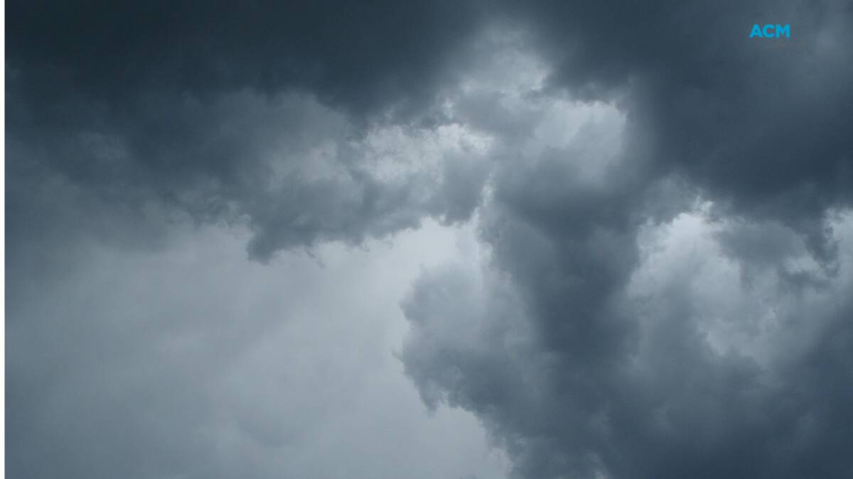 Dark storm clouds. File picture.