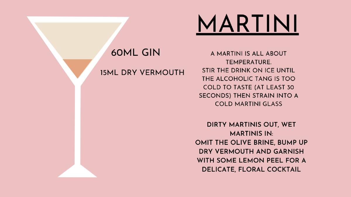 Tips and tricks on making the best martini