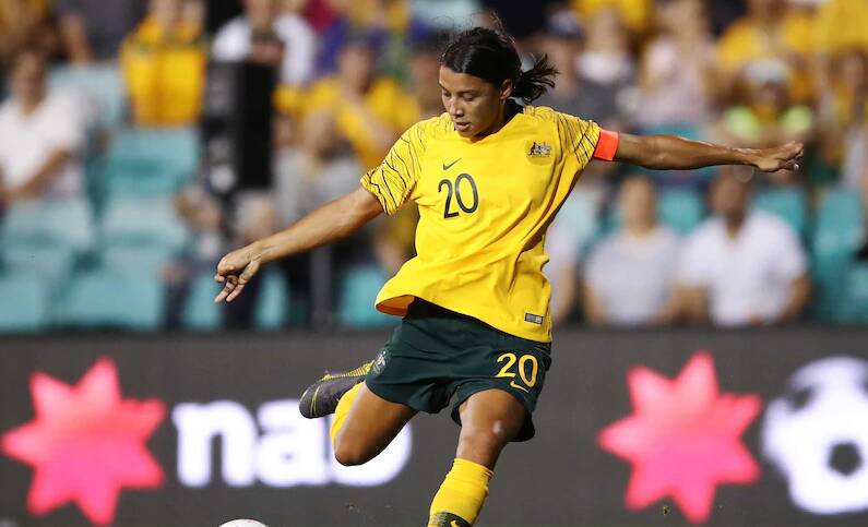 Sam Kerr will star in new documentary. Picture by ABC
