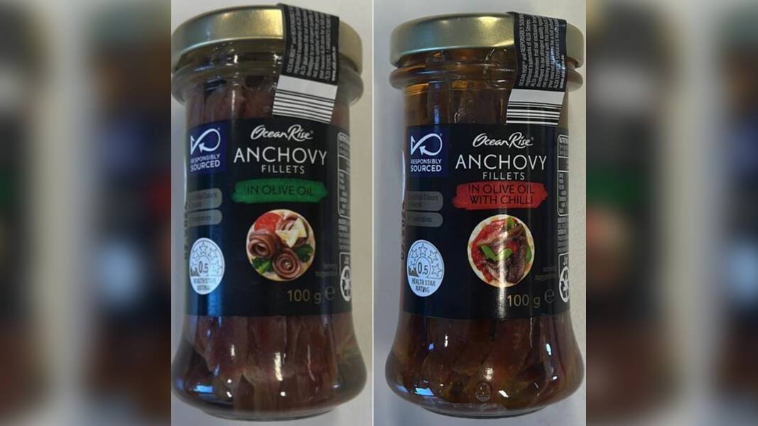 The OceanRise Anchovy Fillets are being recalled. Picture by Food Standards Australia and New Zealand
