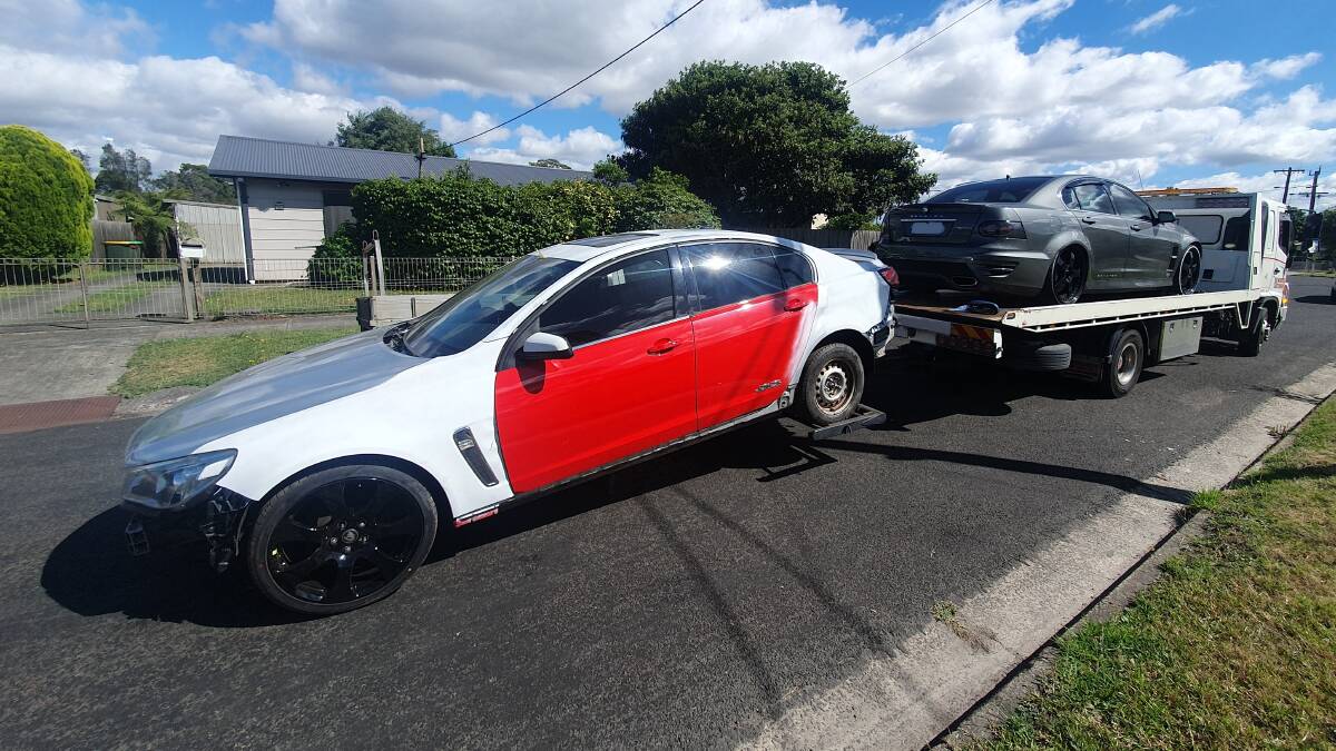 Detectives seized 11 allegedly stolen Holdens in Melbourne as part of an investigation into car rebirthing. Picture by Victoria Police. 
