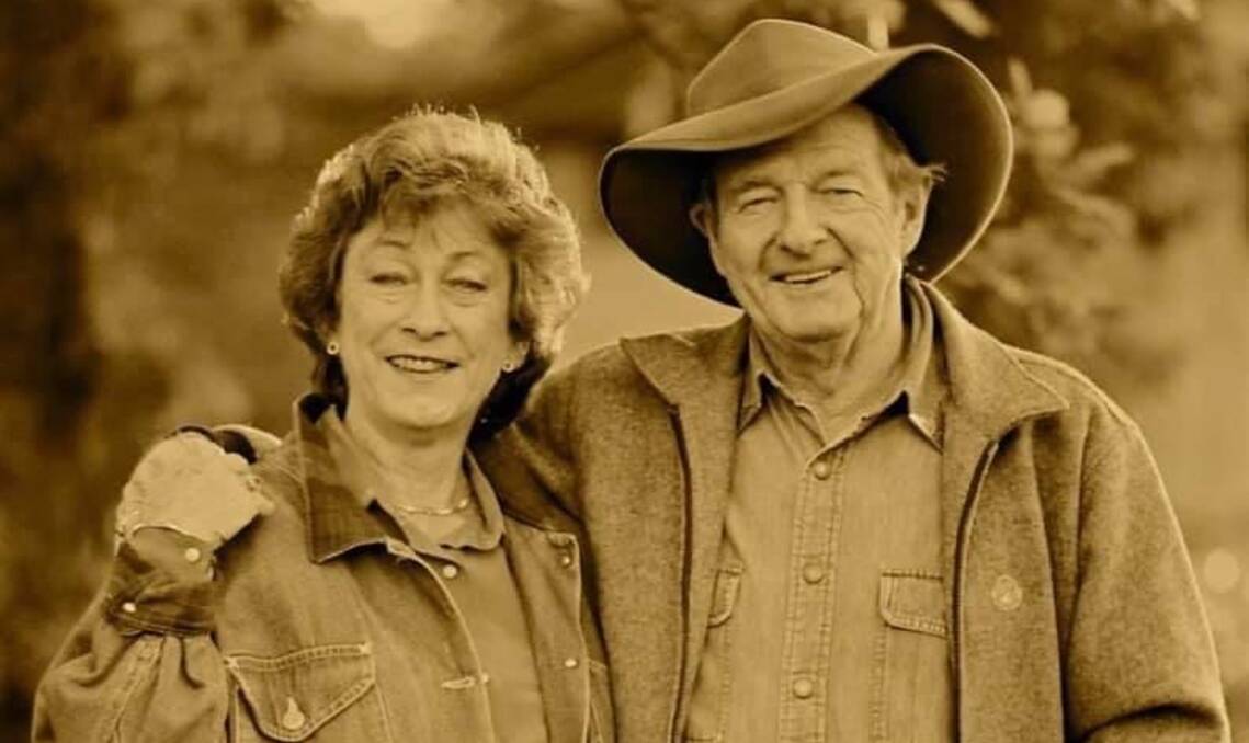 Joy McKean and Slim Dusty. Picture by The Slim Dusty Centre via Facebook