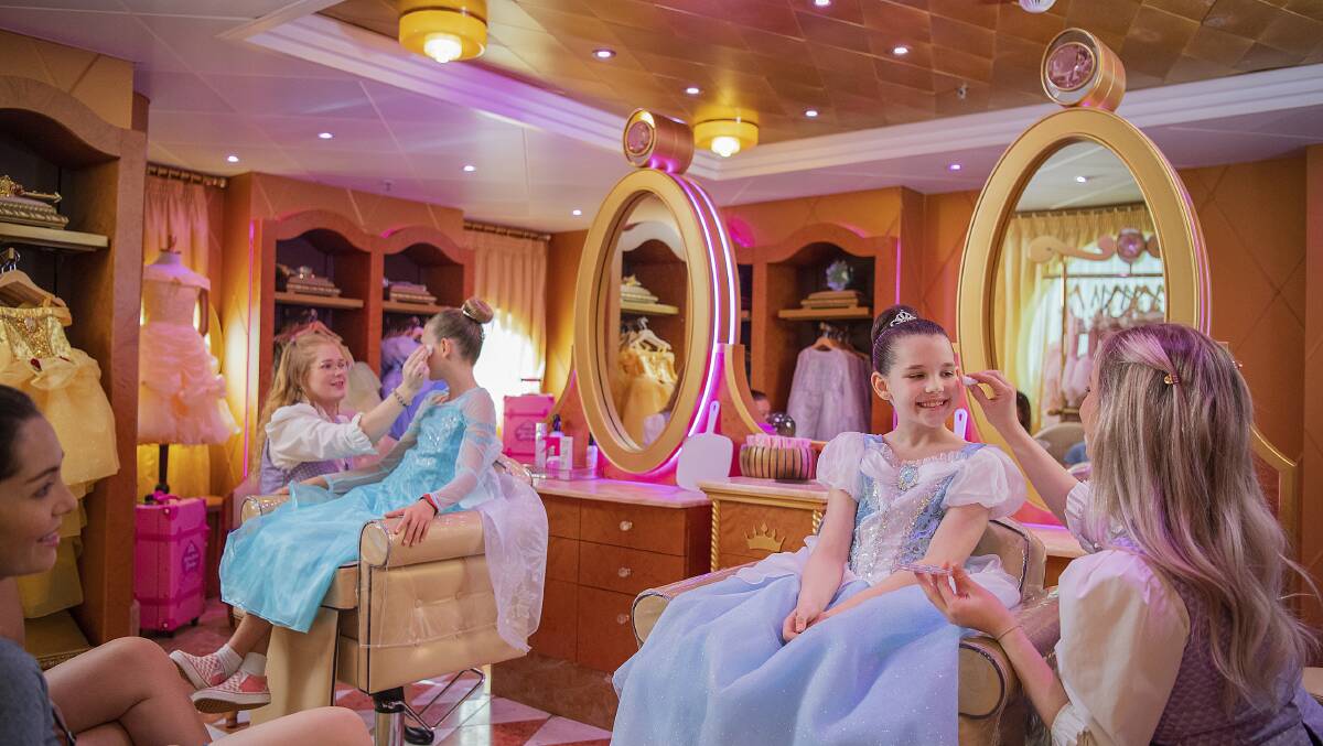 The Bibbidi Bobbidi Boutique where children are transformed into princesses and princes. Picture supplied 