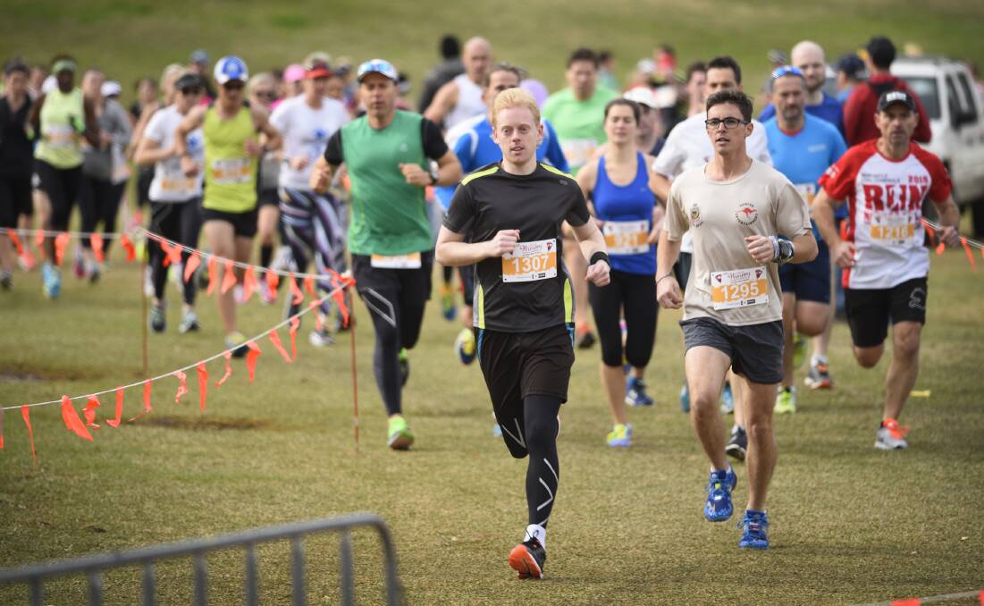 FLASHBACK: Runners at the 2016 Winery Run Hunter Valley. Picture: Perry Duffin
