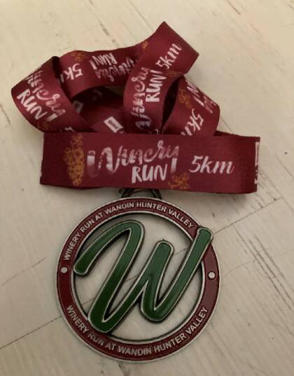 LOOKING AHEAD: Undated medals for this year's Winery Run will instead be used in 2022.
