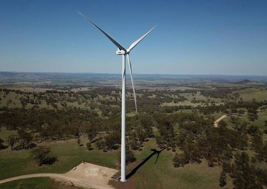 The first stage of the Bowmans Creek Wind Farm will have 54 turbines up to 220 metres high. File picture