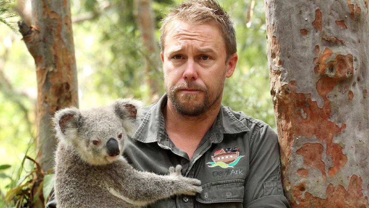 Wildlife Champion: Aussie Ark president Tim Faulkner. "We're expanding the sanctuary," he said. 