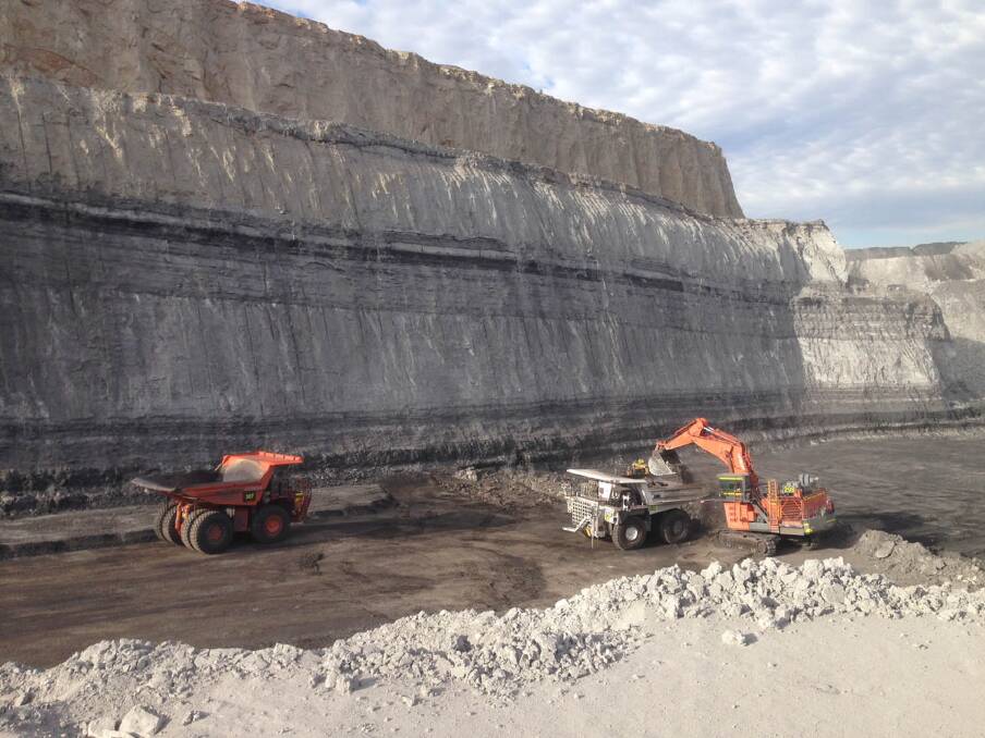 Idemitsu's Boggabri open-cut mine. The Japanese parent company has complained to the NSW government about its coal reservation scheme. Picture from Idemitsu