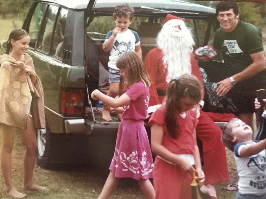 As Apexians had young children, Taree Apex Club arranged for Santa to visit and distribute lollies and small gifts each Christmas. This photograph is from Christmas 1982. That is Apexian Garry Fowler assisting Santa. Maurie Stack, who supplied the photograph, said he thinks that is his son, three year old Ben Stack standing next to Santa. Ben is now the managing director of Stacks Law Group. 