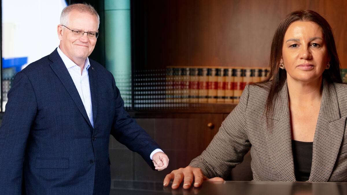 Senator Jacqui Lambie, right, says Scott Morrison should resign as Member for Cook. Pictures: James Croucher, Sitthixay Ditthavong Senator Jacqui Lambie, right, says Scott Morrison should resign as Member for Cook. Pictures: James Croucher, Sitthixay Ditthavong