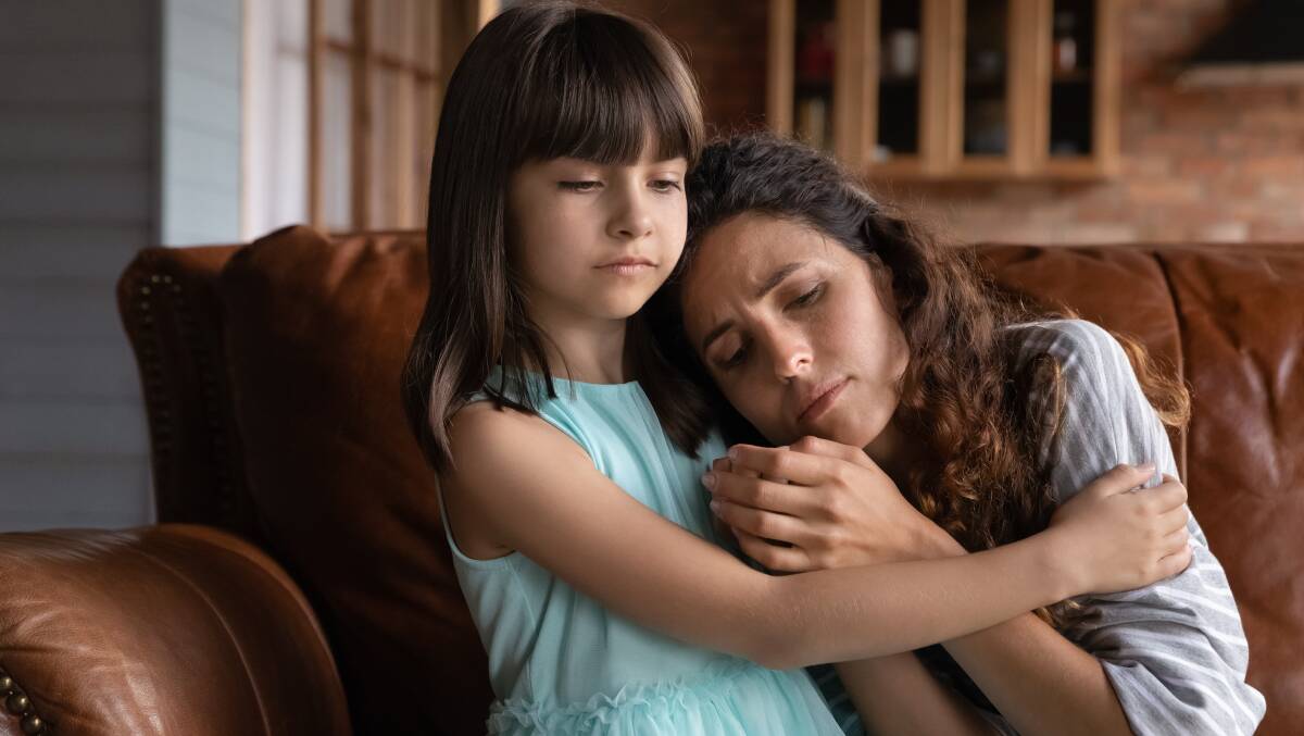 About 23 per cent of Australian children live with at least one parent with a mental illness. Picture Shutterstock