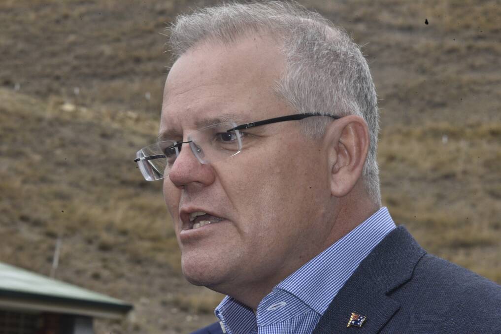 DROUGHT PLAN: Prime Minister Scott Morrison revealed a multi-million dollar plan to add to existing drought support measures. Pic: JACOB McARTHUR