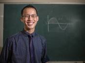 Eddie Woo proves maths can be fun. Picture: Christine Ansorge