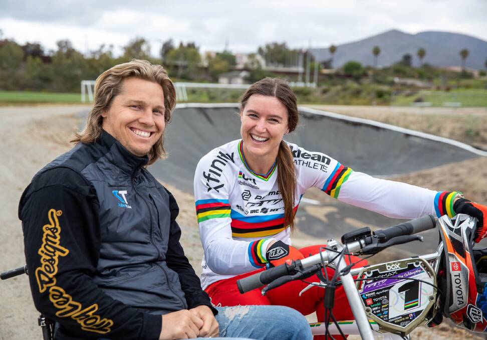 The story of BMX riders Sam and Elise Willoughby features in the documentary Ride. 