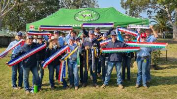 St Mary's College Gunnedah took home a swag of ribbon from Wingham Beef Week. Photo supplied.