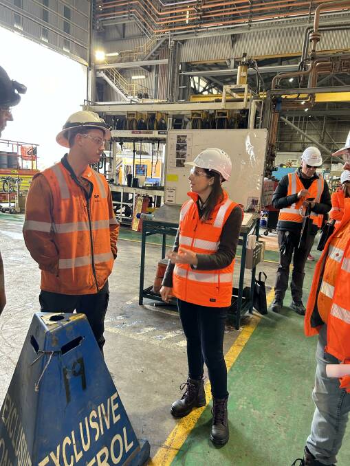 Minister for Finance and Natural Resources Courtney Houssos toured the Mt Arthur Coal Mine. Picture supplied.
