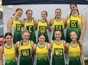 Muswellbrook Netball Association's U17s representative team to play at the state finals this weekend. Picture supplied.