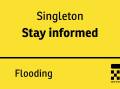 SES issues flood 'stay informed' advice for: Singleton, Bulga and Wollombi