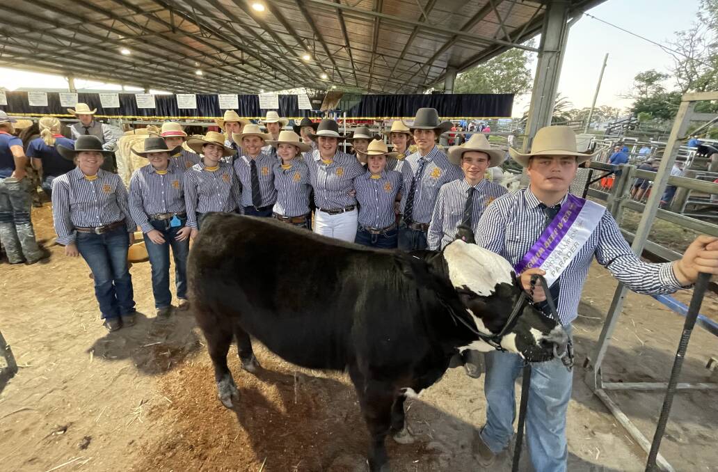 Clayton Porter from Scone Grammar that took out the grand champion title. Photo: Samantha Townsend