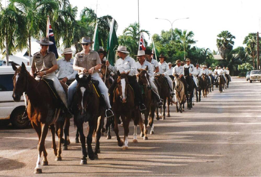 On the road to the 2000 Sydney Olympics - Heritage Horse Ride. Picture supplied